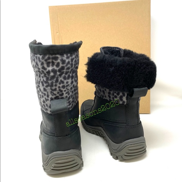 UGG Women’s Boots Adirondack 2 Exotic Black Grey - Picture 6 of 11